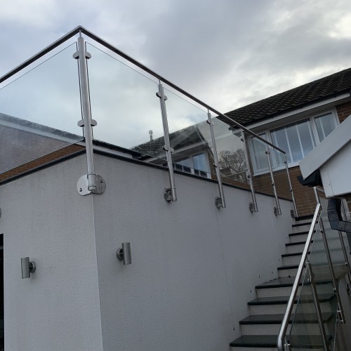 Stainless Steel Glass Balustrade System 1